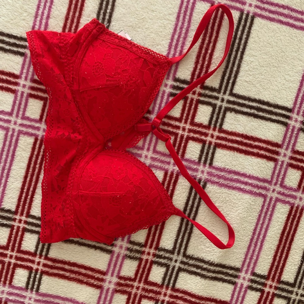 Victoria’s Secret Bralettes in Red & Lilac XS